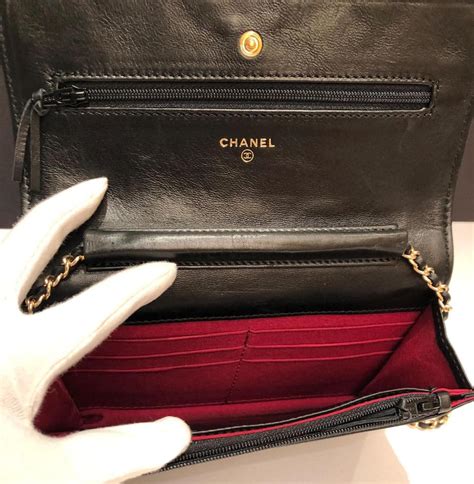 chanel classic wallet measurements|authentic chanel lambskin wallet.